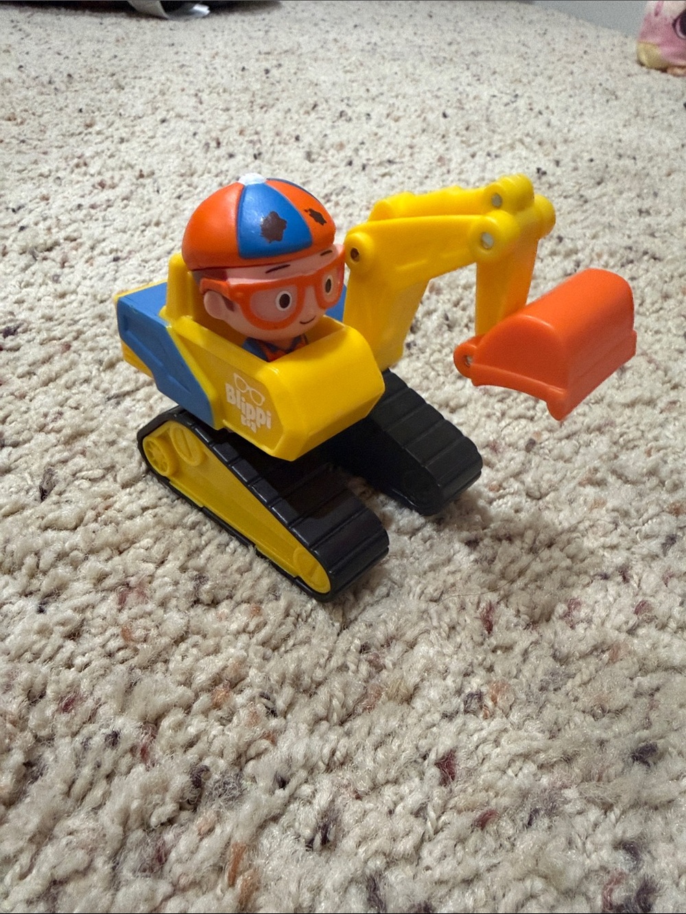 Blippi Toy Excavator Mini Bucket Construction Vehicle with wheels